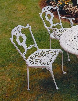 Grape Diner Chair British Made, High Quality Cast Aluminium Garden Furniture