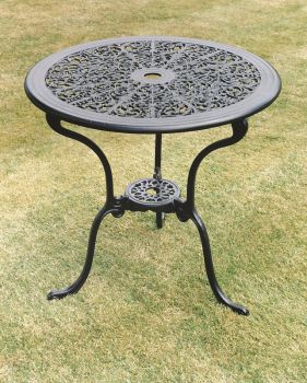 Coalbrookdale 68cm Table British Made, High Quality Cast Aluminium Garden Furniture