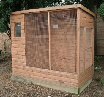 Buttercup All Weather Outdoor Bird Aviary Pet Cage 10' x 4'