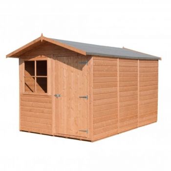 Baracca 7' x 10' Dip Treated Shed Single Door with One Opening Window
