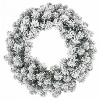 Decorative Collection 24" Wreath Snowy