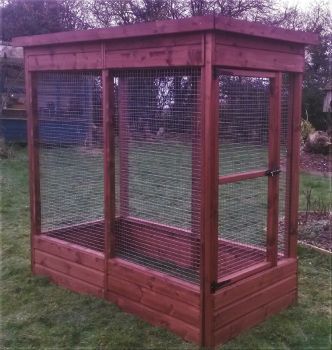 Buttercup Display Aviary 6' x 6' x 6' Outdoor Bird Aviary or Pet Cage