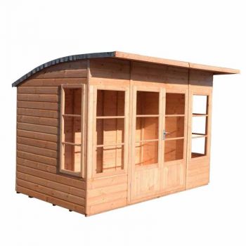 Orchid 10' x 6' Double Door with Two Fixed and Two Opening Windows Dip Treated Summerhouse