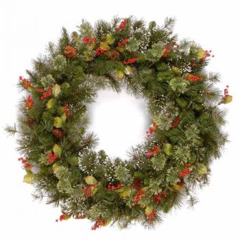 Wintry Pine 24" Wreath