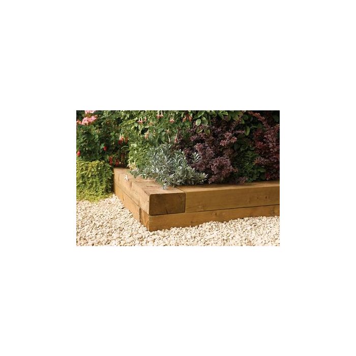 Timber Blocks 0.9m (Pack Of 2) - L90 x W20 x H10 cm