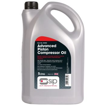 SIP 5ltr Advanced Compressor Oil - L13 x W18 x H29.8 cm
