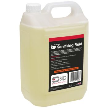 SIP 5ltr Sanitising Fluid - L13 x W18.5 x H28.5 cm