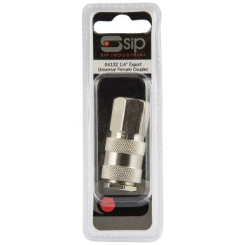 SIP Type 25 Euro Coupler 1/4" BSP Female Thread - L3 x W4.5 x H14 cm