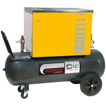 SIP PB3800/3M/200 Silenced Piston Compressor - L145 x W56 x H110 cm