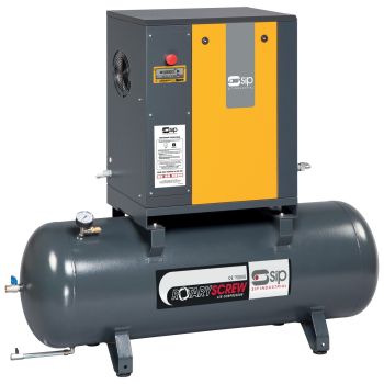SIP RS4.0-10-200BD 200ltr Rotary Screw Compressor - L61 x W152.5 x H146 cm