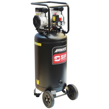 SIP DD 3hp 100ltr Low Noise Oil-Free Vertical Direct Drive Compressor - L50 x W41 x H115 cm