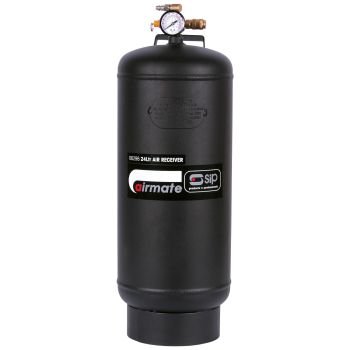 SIP 24ltr Portable Air Receiver - L26 x W26 x H73 cm