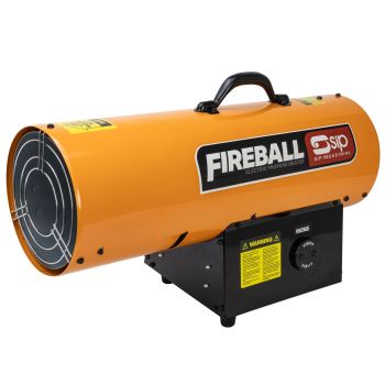 SIP FIREBALL DV170 110v/230v Dual Voltage Propane Space Heater - L64 x W22 x H38.5 cm