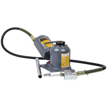 WINNTEC 20 TON Low-Profile Air Bottle Jack - L35.5 x W16.5 x H16.5 cm