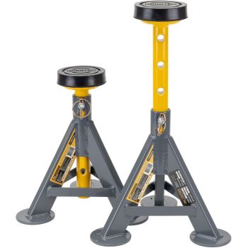 WINNTEC 3 Ton Low-Profile Pin Jack Stands - L28 x W25.5 x H30 cm