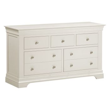 Bordeaux 3+2 Drawer Chest of Drawers - L43 x W78 x H139 cm - Ivory