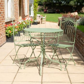 Hampton Bistro Set 3pc - Soft Green