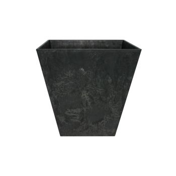 Ella Pot - Artstone - L35 x W35 x H34 cm - Black