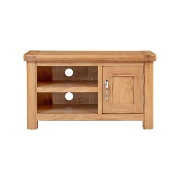Bologna Small TV Unit - L44 x W90 x H50 cm - Oak