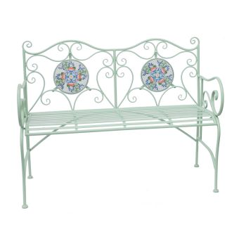 Mosaic Bench - L46 x W116 x H91 cm - Green