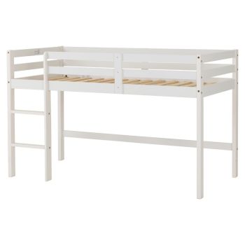 Panama Mid Sleeper Bed Frame - L101 x W122 x H198.5 cm - White