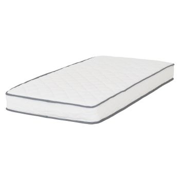 Yasmin 3 Feet Roll-Up Mattress 18cm (Bonnel Spring) - L190 x W18 x H90 cm - White