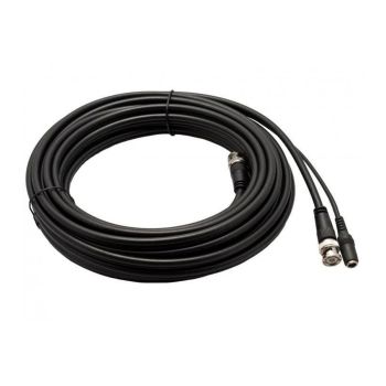 20m Professional Copper RG59 BNC Video and DC Power CCTV Cable - Black