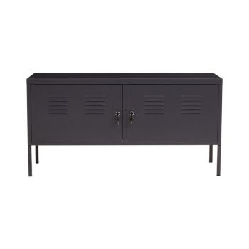 Academy Two Door Locker - Metal - L40 x W118 x H60 cm - Grey