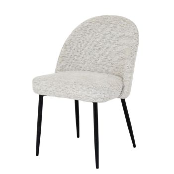 Sorelle Indoor Dining Chair - Metal - L58 x W51 x H80 cm - White