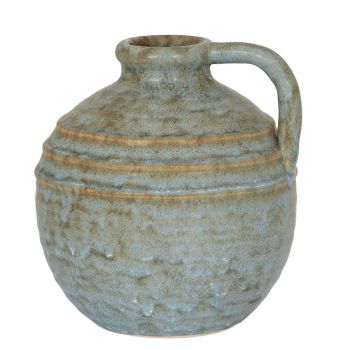 Capella Krater Large Jug Vase - Ceramic - L20 x W20 x H23 cm - Grey