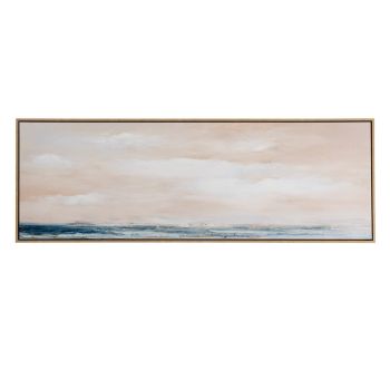 Ondra Hand Painted Canvas in Frame - Wood - L3 x W150 x H50 cm - Multi-Coloured