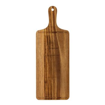Large Rectangular Acacia Serving Board - L30 x W50 x H1 cm - Brown
