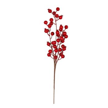 Festive Berry Branch Spray - Plastic - L31 x W31 x H68 cm - Red