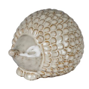 Alora Large Hedgehog - Ceramic - L16 x W12 x H10 cm - White