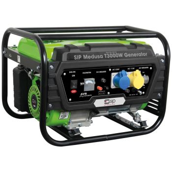 SIP MEDUSA T3000W Petrol Generator - L59.5 x W43 x H43.5 cm
