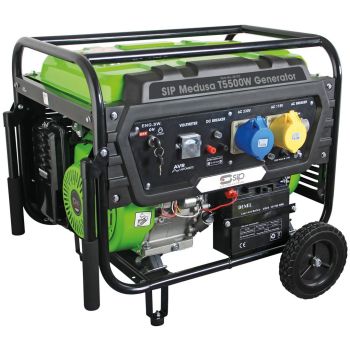 SIP MEDUSA T5500W Petrol Generator - L68 x W63 x H61 cm