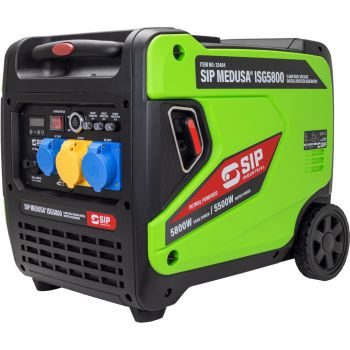 SIP MEDUSA ISG5800 5.8kW Dual Voltage Digital Inverter Generator - L47 x W62 x H54 cm