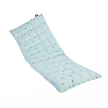 Bench Seat Pad Bee Print - L40 x W100 cm - Blue