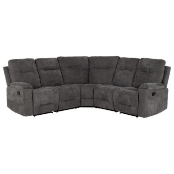 Guildford Corner Sofa - L233 x W104 x H233 cm - Grey Fabric