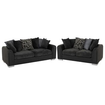 Millie 3+2 Sofa Set - L87 x W85 x H206 cm - Dark Grey