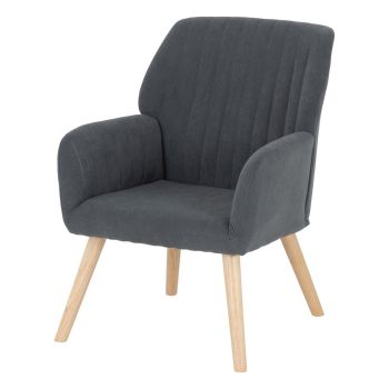 Jordan Occasional Chair - L68.5 x W84 x H63 cm - Dark Grey