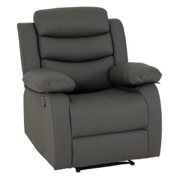 Roma Recliner Chair - L90 x W102 x H85 cm - Grey
