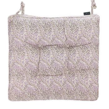 Box Seat Pad (Leaf) - Lilac - L45 x W45 x H6 cm