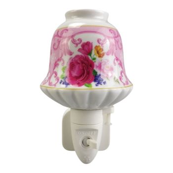 Decorative LED Floral Nightlight - L8 x W8 x H13 cm