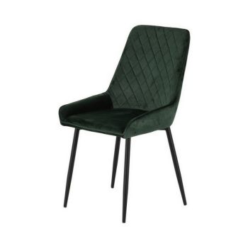 Avery Chair (Box of 2) - L59 x W48 x H90 cm - Emerald Green Velvet