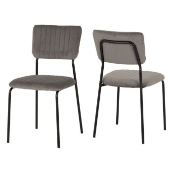 Sheldon Chair (Pack of 4) - L53 x W84.5 x H45 cm - Grey
