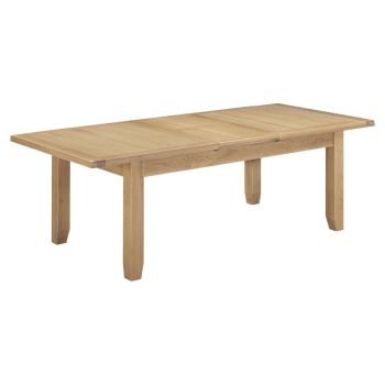 Windsor Large Extending Dining Table - L100 x W78 x H180 cm - Natural Oak