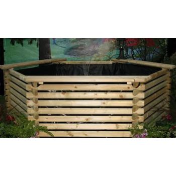 400 Gallon Pond and EPDM Liner Without Pump - Minimal Assembly Required