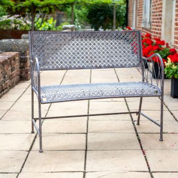 Marlborough Bench - L56 x W107 x H100 cm - Stone