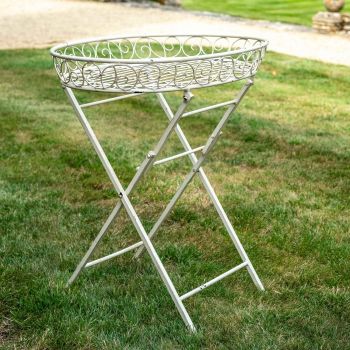 Blais Butlers Table - L46 x W61 x H67 cm - Cream